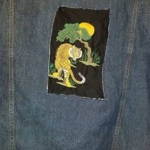 Custom jean jacket